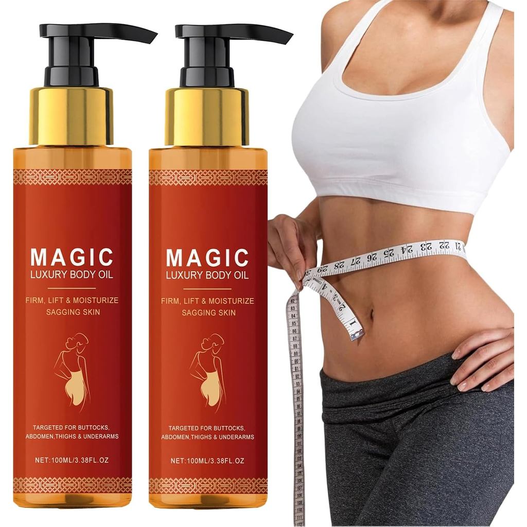 Óleo Corporal Skincu Glow Remedy para Firmeza e Tonificação da Pele, Óleo de Massagem para Pele Flácida e Seca, Óleo Hid