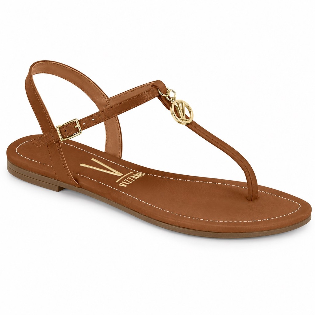 Sandalia Feminina Rasteira Confortável Vizzano Original 6371