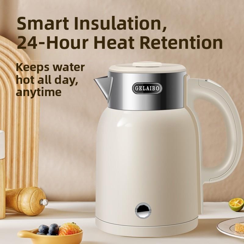 110V garrafa de água elétrica alemã garrafa de água doméstica isolamento desligamento automático de aço inoxidável garra