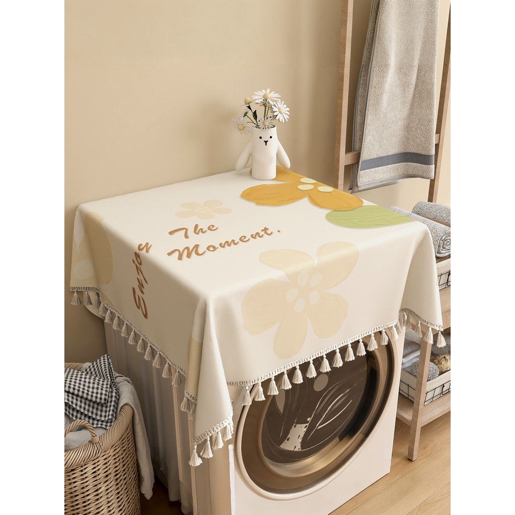Pano de cobertura Anti-poeira para máquina de lavar roupa de tambor Universal Haiermei's Little Swan Totalmente automáti