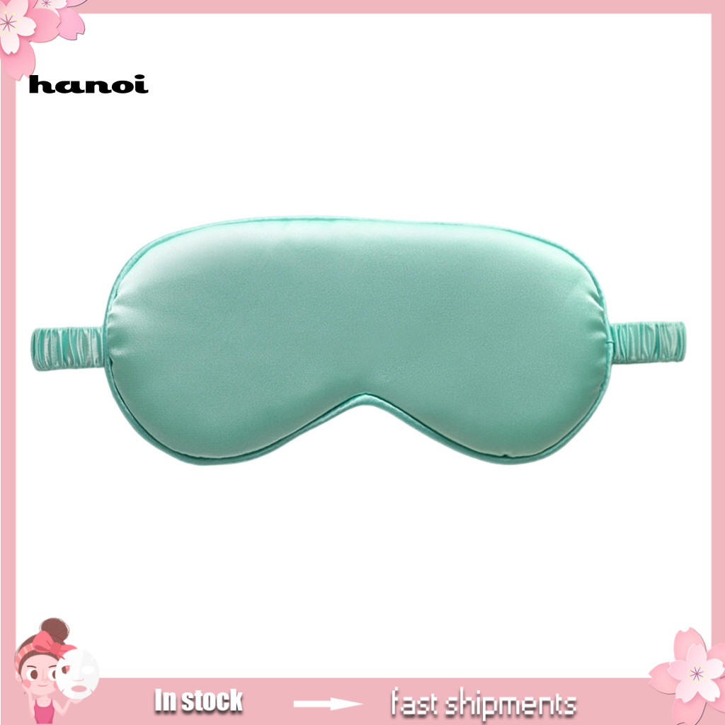 Silk Sleep Eye Mask Soft Breathable Travel Accessories Double Touch – Light Blocking with Adjustable Strap for for Rel