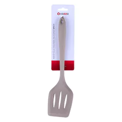 Espátula Vazada Silicone Spicy Cazza Cinza