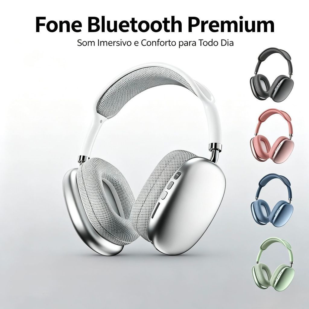 P9 Air Bluetooth Music Fone De Ouvido Estéreo Sem Fio Com Microfone