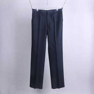 Outono masculino poliéster Viscose fibra misturada Anti-rugas de meia-idade negócios calças casuais cintura alta solta t