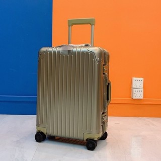 R Home Orinal Mesmo Estilo All-Alumínio Liga de Magnésio Trolley Case Silencioso Universal Roda TSA Combinação Bloqueio 