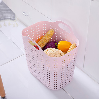 Fabricante pronto estoque cesta de roupas sujas de plástico de tamanho grande portátil banheiro banho cesta de armazenam