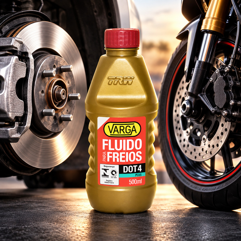 Fluido De Freio Varga Dot4 - 500 mL
