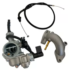 Kit Carburador+Cabo+Coletor+Admissão Honda Biz 125 2006 Até 2008
