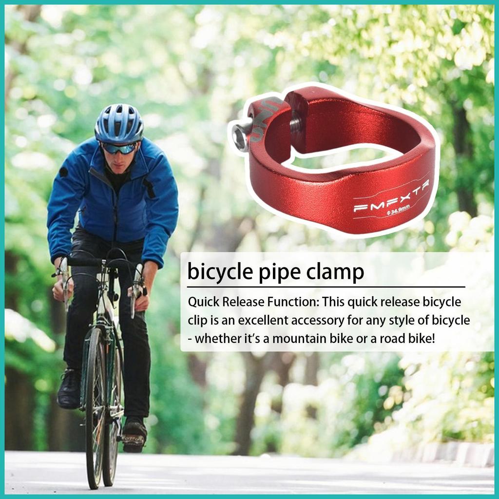 Braçadeira De Assento De Bicicleta , Liberação Rápida , Colar De Selim Resistente , Adaptador Clipe De Tubo xiconwbr
