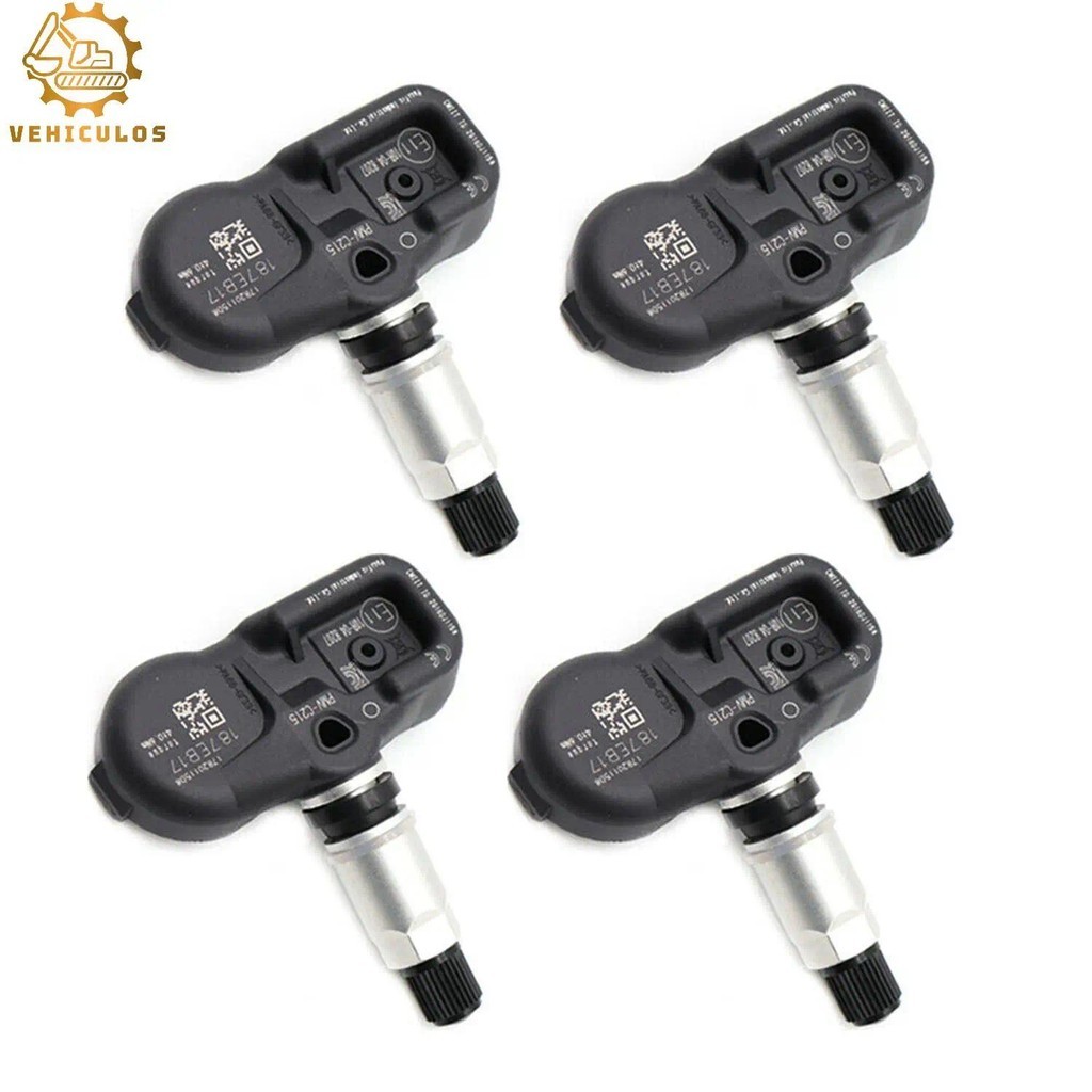 Sensor Monitor De Pressão Dos Pneus 42607-48020 4 Pces PMV-C215 433MHz TPMS Para 2017-2023 Toyota Lexus LC RX Do Carro