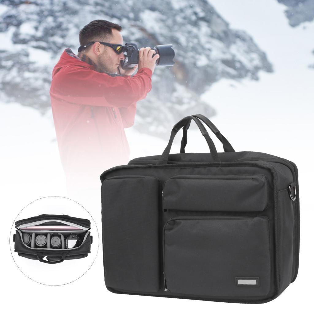 emily6c-br-sip-vn CWatcun Mochila multifuncional para câmera de vídeo digital DSLR Bolsa para fotos à prova d\'água