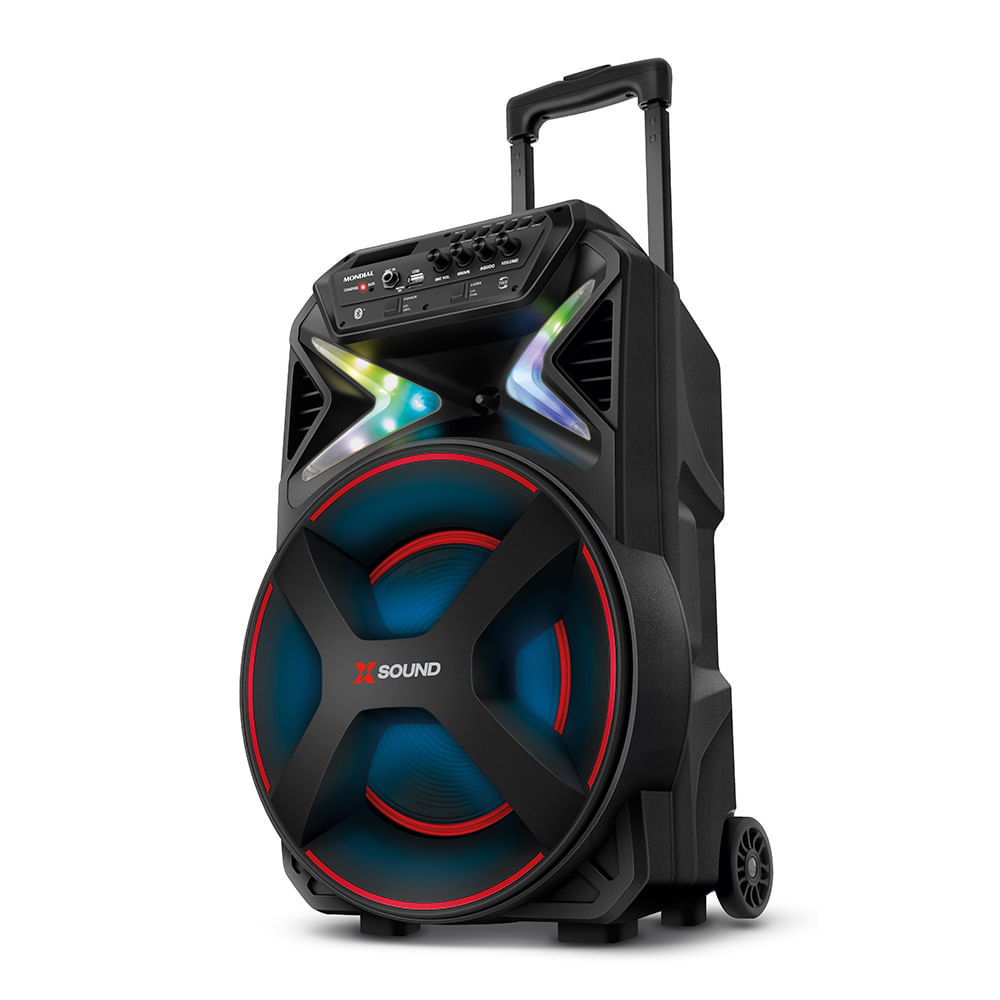 Caixa de Som Acústica Bluetooth 500W Xsound Mondial CM500