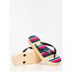 Chinelo Petite Jolie Fresh Up Preto/Multicolor 3 PJ7354