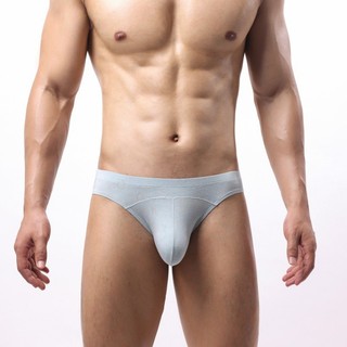 2025 cuecas masculinas de qualidade Modal cintura baixa grande bolsa Jacquard gelo seda roupa interior Amazon Source