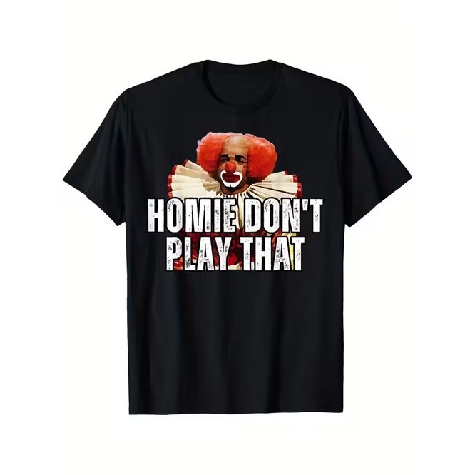 Camiseta Manga Curta Estampada Divertida Confortável Estilosa Moderna Casual Moda Verão Tendência com Desenho de
