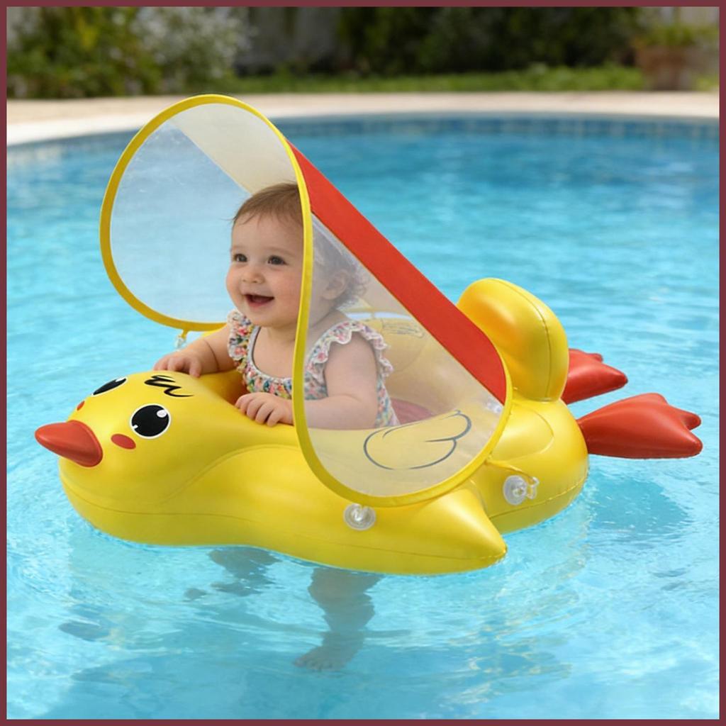 Crianças Flutuador De Água Inflável Dossel Equipamento De Treinamento Piscina Anel De Natação Para Quintal Escola Classe