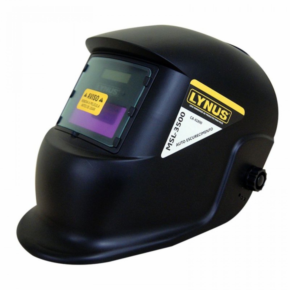 Máscara de solda com escurecimento automático tonalidade 11 MSL-3500 - Lynus