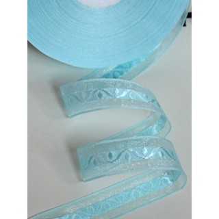 Yaqi fita Jacquard de 2cm, fita decorativa de Chiffon, fita transparente, 45m de comprimento, frete grátis