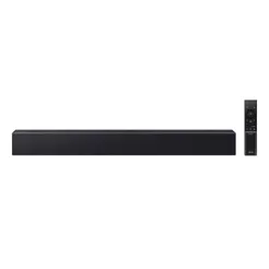 Soundbar Samsung HW-B400F, com 2.0 canais, Bluetooth, Subwoofer integrado e HDMI ARC