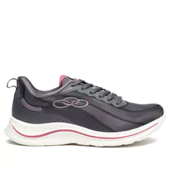Tênis Feminino Olympikus Apolis 206 Evasense Cinza/Vinho