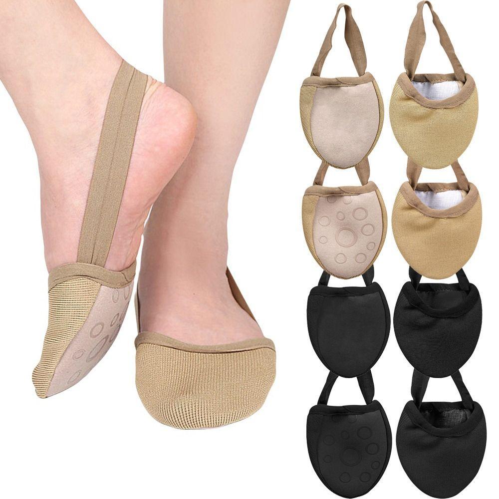 Sapatos De Ginástica Rítmica , Dança Confortáveis Antiderrapantes De Meia Sola , Chinelo De Balé Elástico Resistente Ao 