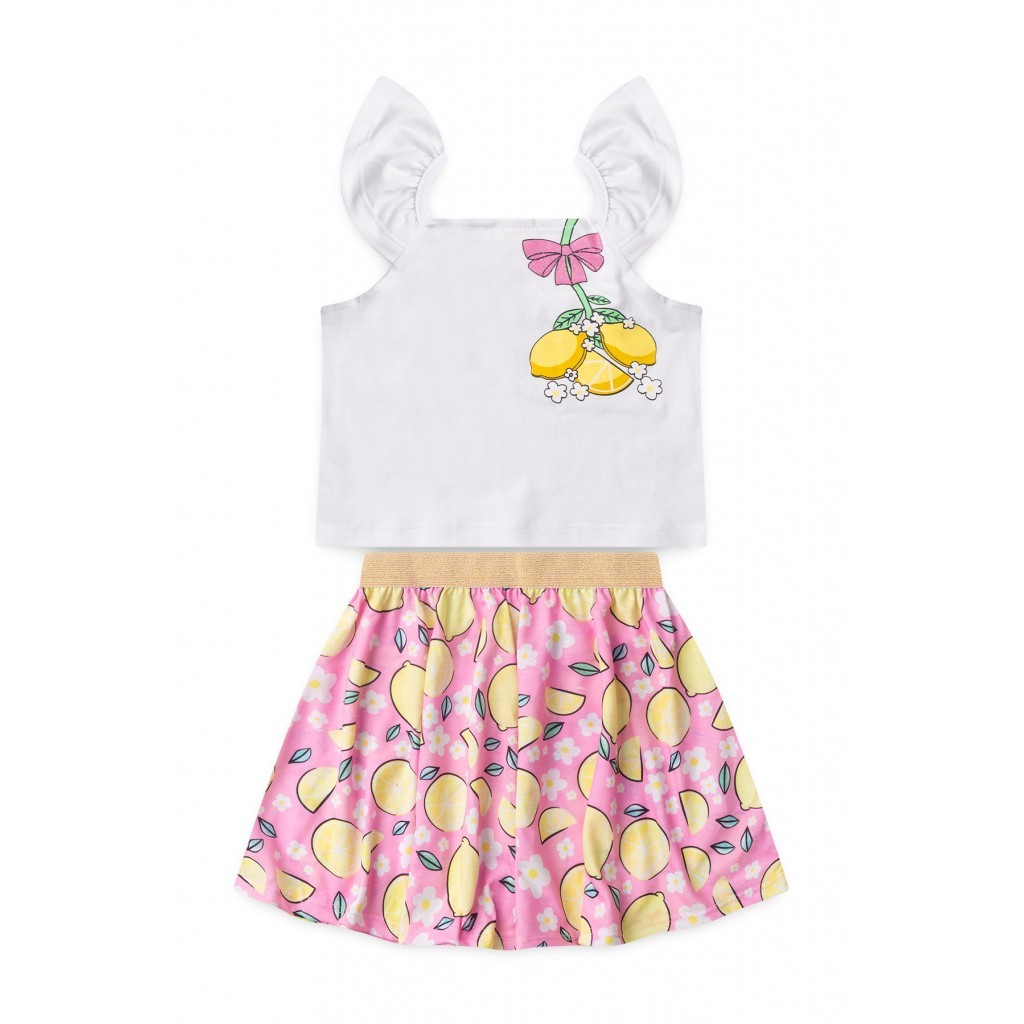 Conjunto Infantil Feminino Pezinho De Limão em Oferta na Shopee