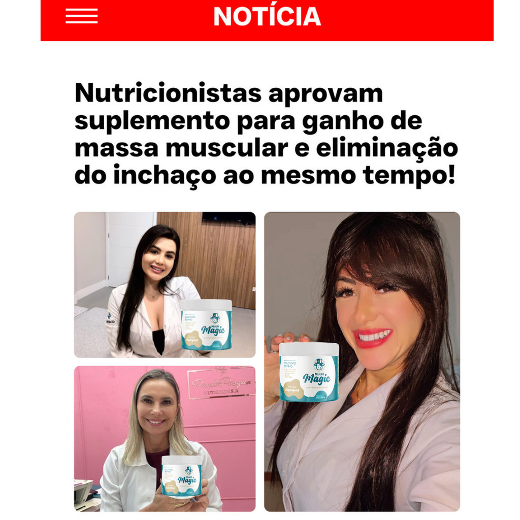 1 Magic Muuh 300g Original - Represente Autorizado Magic Muuh Sem Sabor