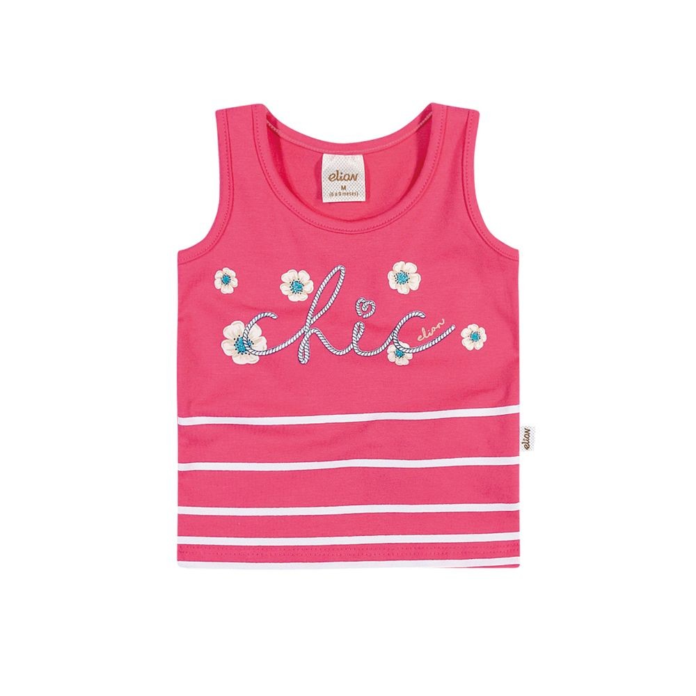 Camiseta Regata infantil menina Elian ref 21927