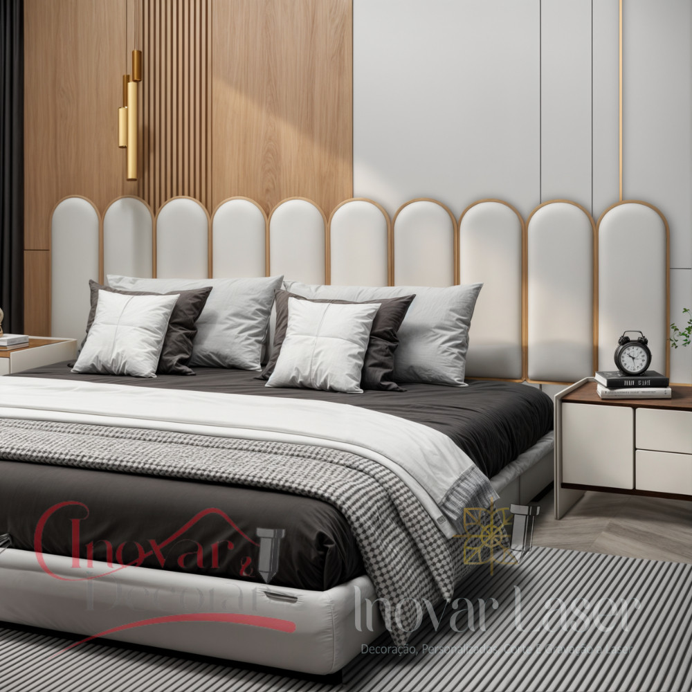 CABECEIRA MODULAR NUVEM ESTOFADA COM BORDA  VARIAS OPÇOÊS CAMA BOX  SOLTEIRO QUEEM KING