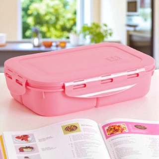 Marmita Hermética 1L com Divisórias – Pote BPA Free para Micro-ondas, Freezer e Trabalho em Oferta na Shopee