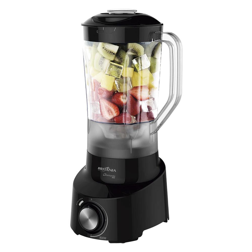 Liquidificador Britânia Diamante 4 Velocidades Preto 220V Potente E Prático para Sua Cozinha