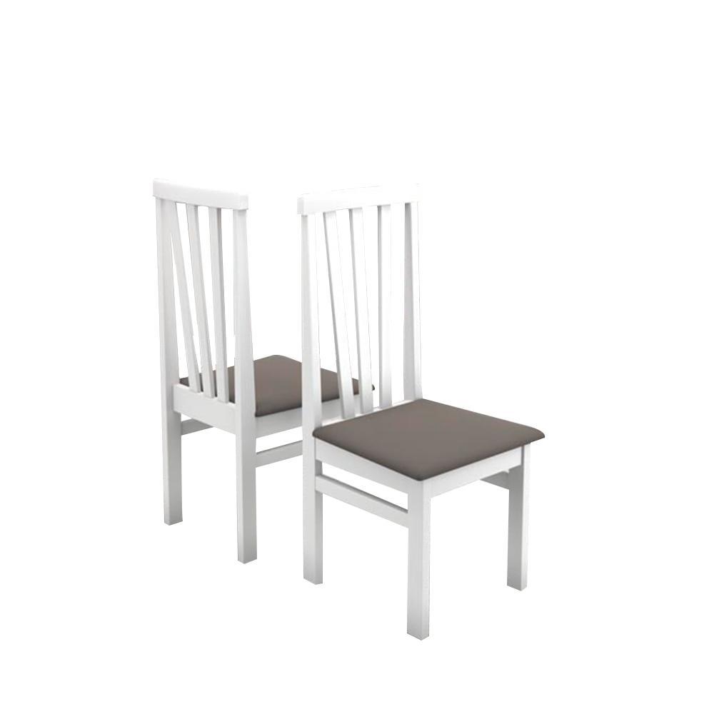 Kit 2 Cadeiras Life Suede Branco Cinza Conforto Elegância para Sala Jantar Design Moderno em Oferta na Shopee