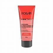 MÁSCARA DE ARGILA VERMELHA PARA PELE COM MANCHAS NEW FACE 100G - PORAN