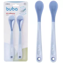 Kit Colheres Termossensíveis Azul 2 Unidades 21017 - Buba
