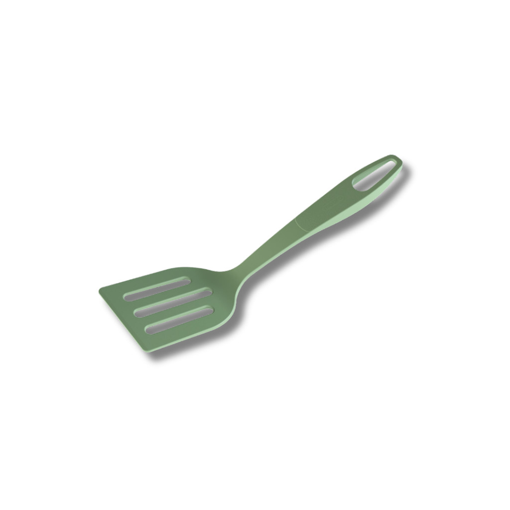 Espátula Vazada Culinária Supreme Musgo 100% Nylon Até 180 °C