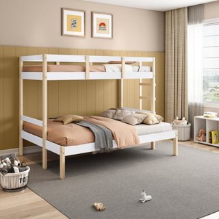Beliche Juvenil Casal Family Soft Madeira e Mdf Casatema MadeiraOriginals Beliche em Oferta na Shopee