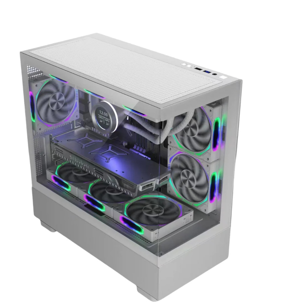 Computador Gamer  Amd Ryzen 7 5700 32gb Nvme 1tb Vga 8gb W11 1000w