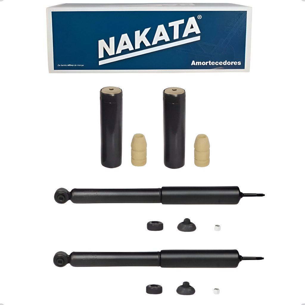 Par Amortecedor Traseiro + Kit Batente Coifa Celta Corsa Wind Classic