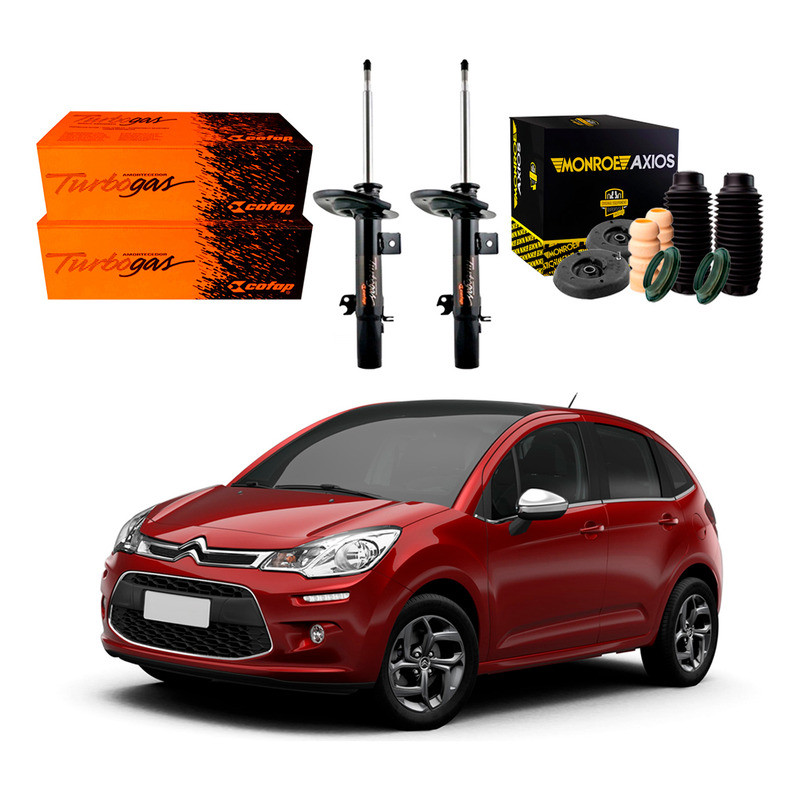 Kit Amortecedor Dianteiro C3 1.5 Manual 2013 A 2016