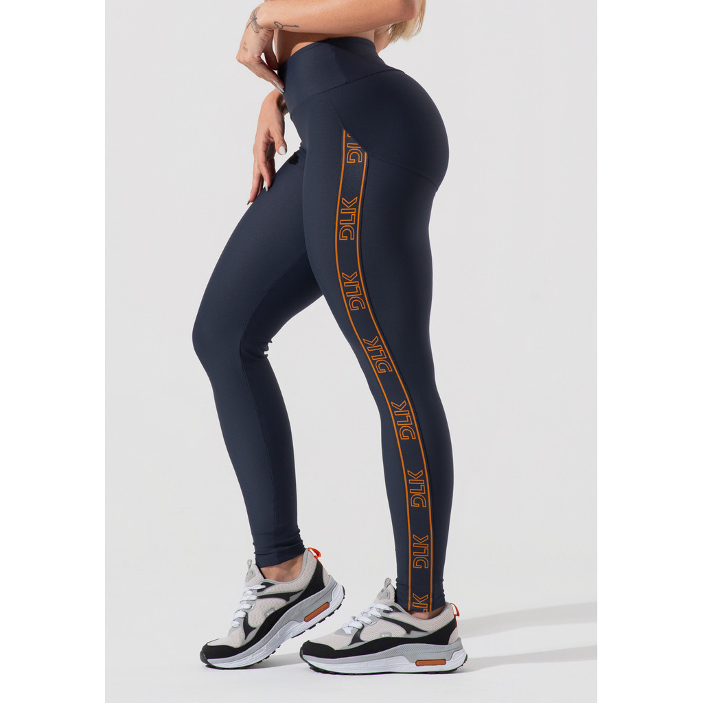 LEGGING FITNESS FEMININA COM ELÁSTICO LATERAL ACTIVITY DLK