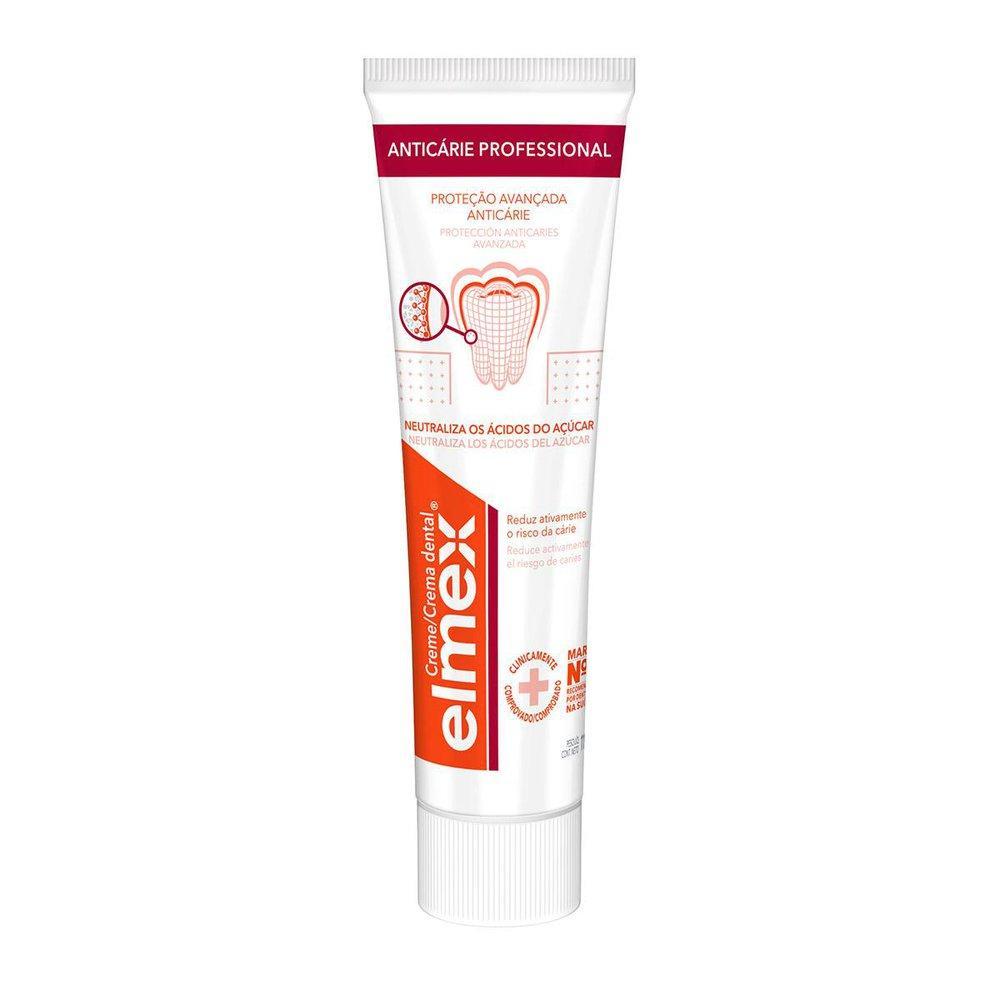CREME DENTAL ELMEX ANTICÁRIE PROFESSIONAL 110G em Oferta na Shopee