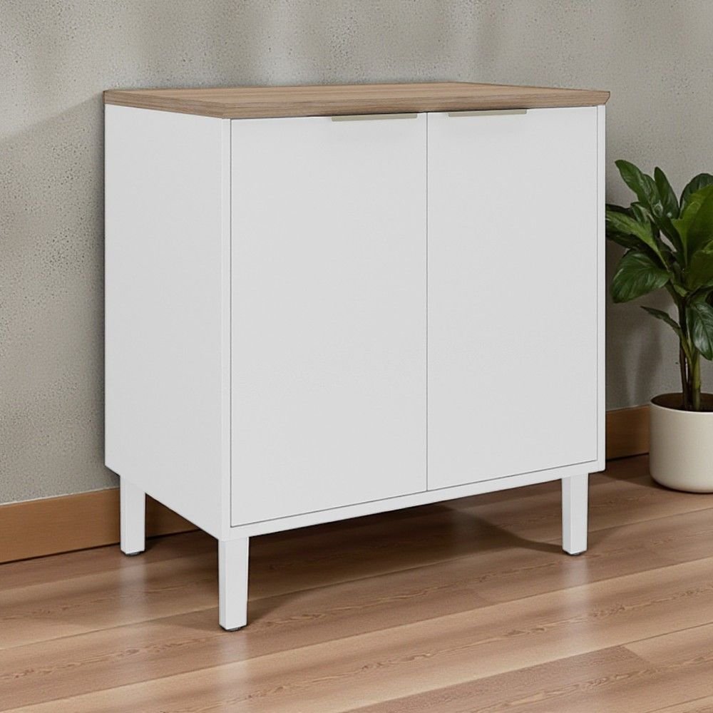 Balcão Cozinha em Aço 2 Portas 80cm com Tampo com Dobradiças Slow Motion Renova Itatiaia em Oferta na Shopee