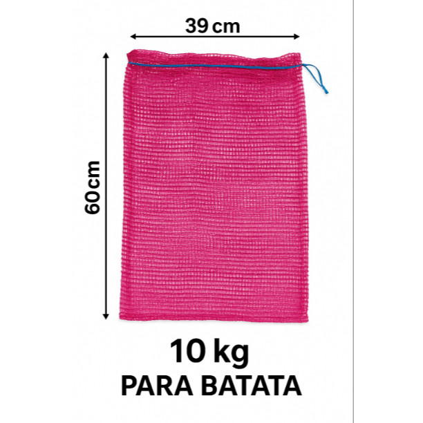 Saco Raschel 39cm x 60cm Ideial Para Batata Suporta até 10KG Roxo Reforçado kit 100un em Oferta na Shopee