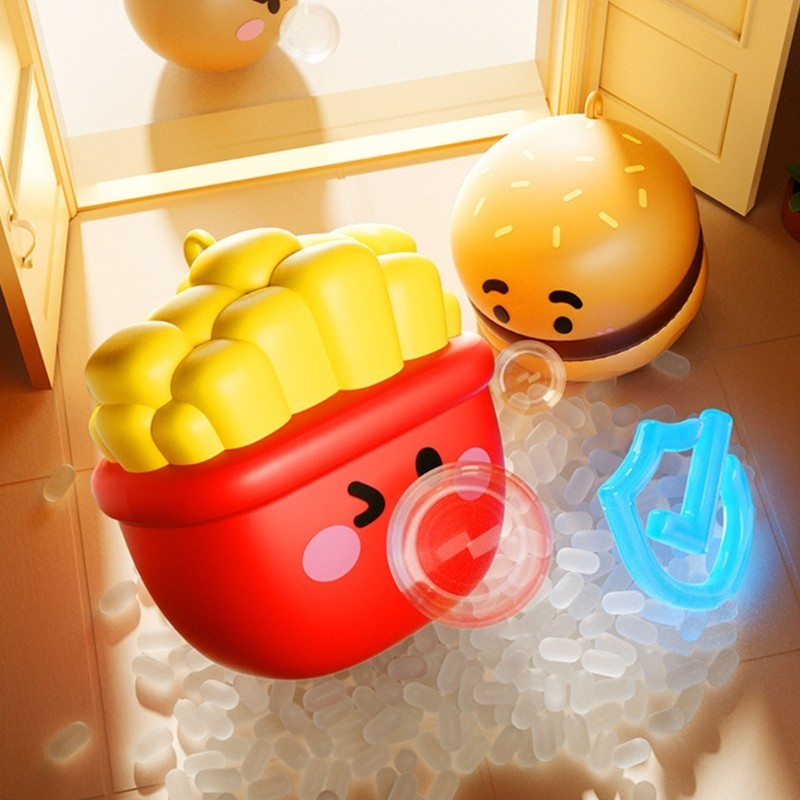 * Brinquedo Apertar Queijo Bolha Sorvete Desenho Animado Para Alívio Do Estresse, Uso Doméstico Escritór