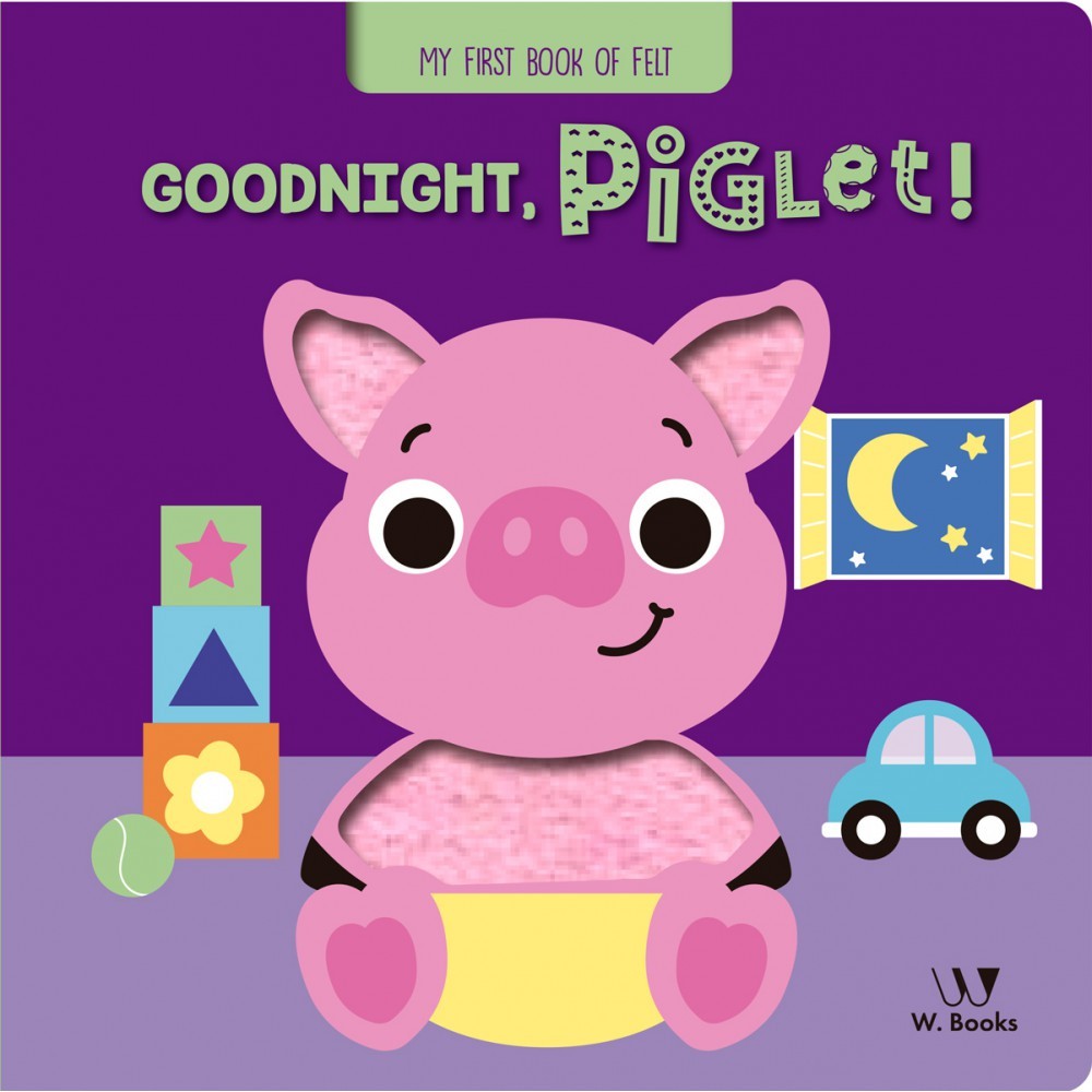 Livro Goodnight, piglet! - Felt Book em Oferta na Shopee
