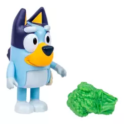 Boneco Colecionável 6cm Bluey - Bluey com Brócolis