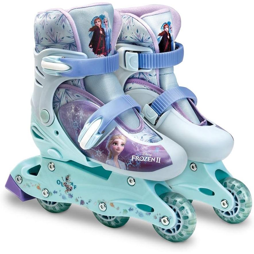 Patins Frozen 3 Rodas Ajustável 29 ao 32 Fun F0017-0