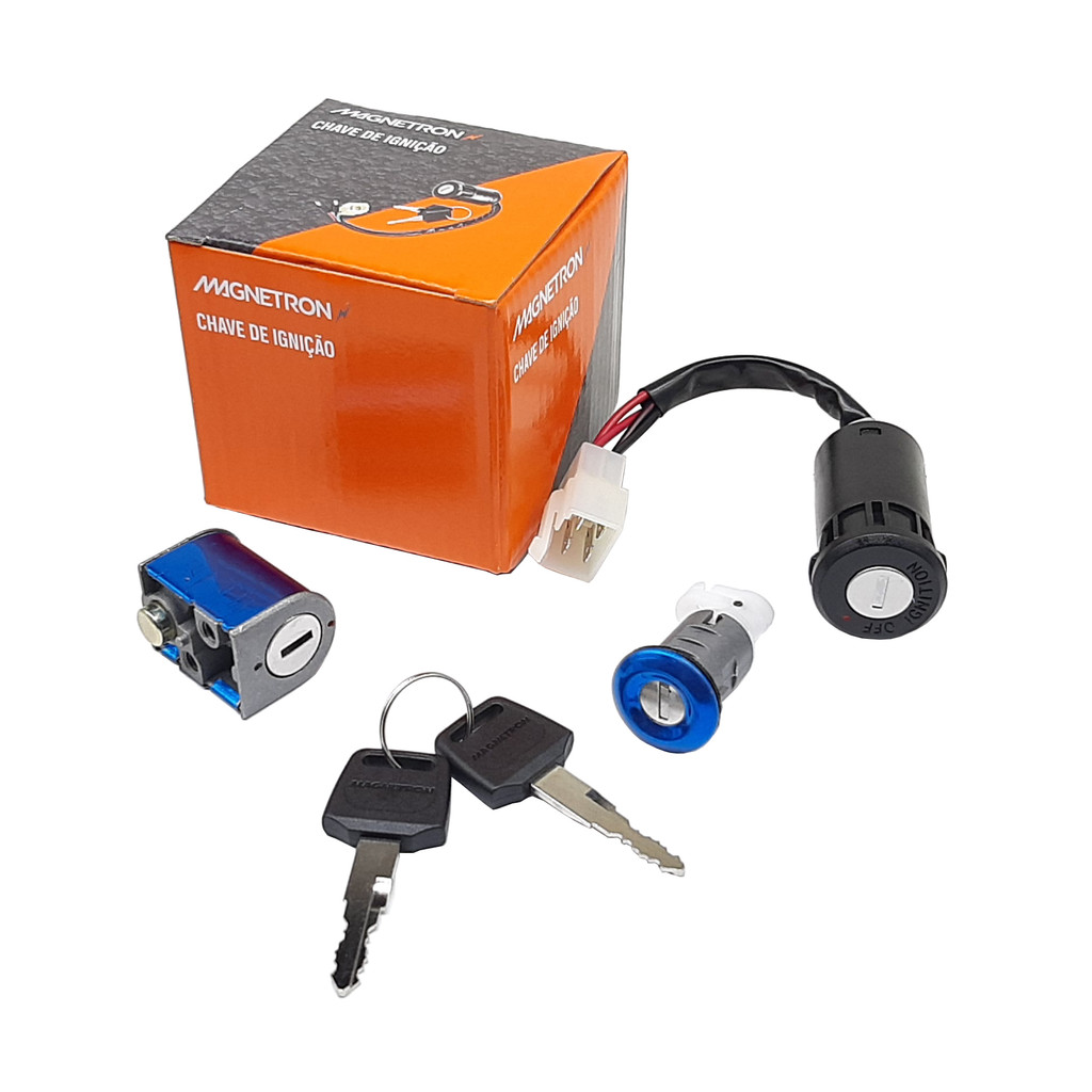 CONJUNTO DE IGNIÇÃO + TRAVAS MAGNETRON HONDA POP 110i 2016 A 2020