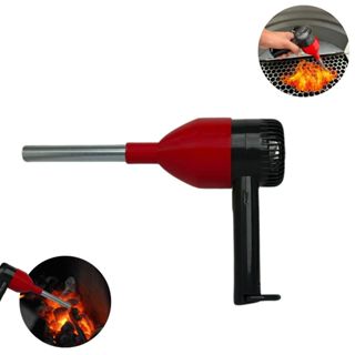 Ventilador Acendedor Para Churrasqueira Carvão Portátil em Oferta na Shopee