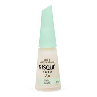 Base e Cobertura Fosca Risqué Care Efeito Matte 8ml em Oferta na Shopee